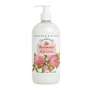 Crabtree & Evelyn Body Lotion, Rosewater, 16.9 Fl Oz