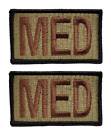 2 Pack of Air Force MED OCP Patch Spice Brown - Medical - Duty Identifier Tab