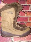 The North Face Womens Fur Boots Brown Size 10