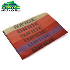 Orange JDM Bride Fabric Cloth For Car Seat Panel Armrest Decoration DIY 1M×1.6M