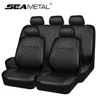 Leather Car Seat Covers Full Set 5-Seats Front Rear Protector Cushion For TOYOTA (For: 2016 Toyota Corolla)
