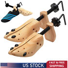2024 One Pair 2-way Wooden Adjustable Shoe Stretcher for Men Women Size 9-13