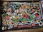 VINTAGE COSTUME JEWELRY LOT MANY SIGNED PIECES 3 MANUEL WIND VTG WATCHES