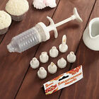 Cupcake Icing Filling Injector Cake Decorating Nozzle Set Frosting 8 Tips Kit