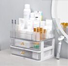 Acrylic Makeup Organizer for Vanity,Cosmetic Display Cases with 2 Drawers and...