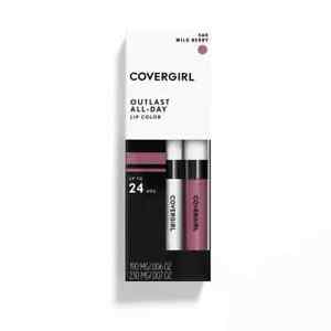 Covergirl Outlast All Day Lip Color w Moisturizing Topcoat 560 WILD BERRY