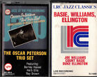 jazz music Oscar Peterson Basie Williams Ellison (Audio Cassette) lot of 2