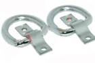 Pair Chrome Front Rear Bumper Pulling Towing Hooks Brackets For Willys Jeeps