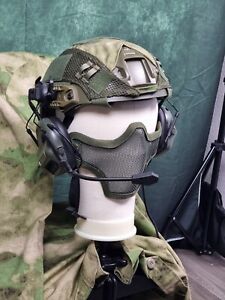 FG ATACS FAST Helmet Cover - Foliage Green Camouflage