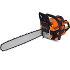 22“ Chainsaw Gas 58 CC 2-cycle Gasoline Anti-Vibration For Trees Wood Cutting