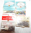 4x VTG Packages Banner Sears Straight Pins Sewing Pins Unopened Packs Silk Pins