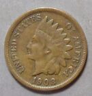 1908-S Key Date Indian Head Cent Pleasing VF.