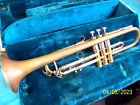 1949 Holton Stratodyne Trumpet  lacquer was partially removed sold as is used