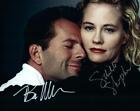 Bruce Willis Cybill Shepherd signed 8x10 Photo Picture autographed with COA