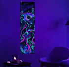 Blacklight Vertical Tapestry Trippy Shark Tapestries UV Reactive Octopus Tapestr