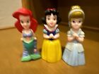 Disney Princess Bath Tub Pool Toys Squeeze Snow White Cinderella Ariel Lot 3