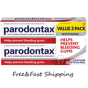 Parodontax Teeth Whitening Toothpaste for Bleeding Gums - 3.4 Ounces (Pack of 2)