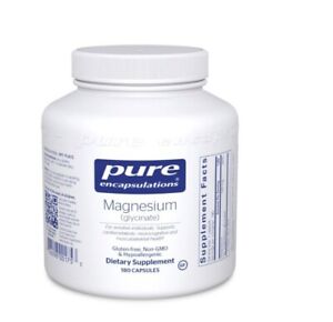 Pure Encapsulations Magnesium Glycinate 180 Capsules | Exp 05/2026