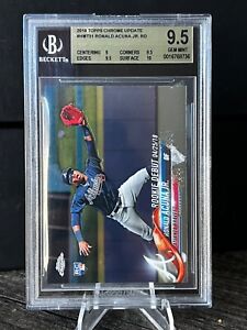 2018 Topps Chrome Update Ronald Acuna JR Rookie Debut BGS 9.5 Braves