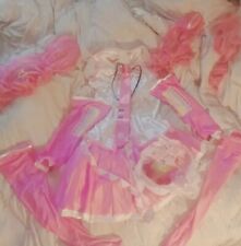 Haikyuu Cosplay Costume.. Socks+Arm Covers ,Hairpins / Pink Wig w/pigtails