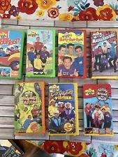 Wiggles VHS Lot 7 2000 To 2005 ABC Kids Children Moms Show Music Singing Hunks