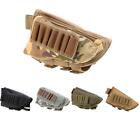 Tactical Hunting Rifle Shotgun Buttstock Cheek Rest Ammo Shell Mag Pouch Holder