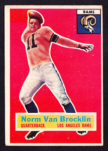 1956 TOPPS #6 NORM VAN BROCKLIN RAMS