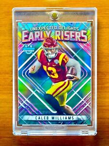 Caleb Williams RARE ROOKIE REFRACTOR INVESTMENT CARD SSP BOWMAN CHROME ROY MINT