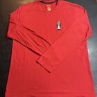 Adult Large Polo / Ralph Lauren Embroidered Bear Logo Long Sleeve Shirt Red L