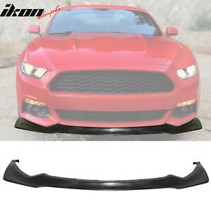 For 15-17 Ford Mustang Shelby GT Style Front Bumper Lip Chin Spoiler Splitter PU