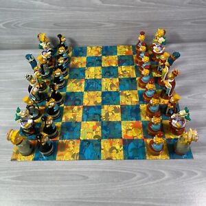 The Simpsons Chess Set in Tin Collector's Box Cardinal Games *PLEASE READ*