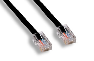 Cat6 550MHz patch cable non-booted 1ft 2ft 3ft 5ft 6ft 7ft 10ft Lot of 1,5,10