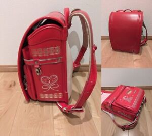 Randoseru backpack school bag Used in Japan Very Cute design Pink