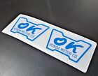 Honda OK Inspection Decals, Window STICKERS, Reproduction, Civic CRX JDM ACCORD