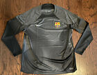 Nike FC Barcelona Long Sleeve Black Goalkeeper Men's Jersey DV1878-061 Size XL