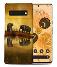CASE COVER FOR GOOGLE PIXEL|ELEPHANTS BY THE LAKE