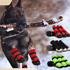 4pcs Waterproof Dog Shoes Pet Rain and Snow Boots Booties Anti-slip Pet Socks