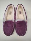 UGG Ansley 3312 Women’s SZ 9  Purple Slip On Loafer Slippers Moccasin Lined