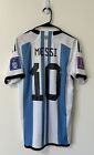 Argentina Jersey Home FIFA World Cup Qatar 2022 #10 Messi (Large)
