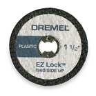 Dremel Ez476 E Z Lock Cut Off Wheel,1 1/2 In Dia,Pk5