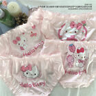 4pcs/Set Hello Kitty Melody Anime Panties Underwear Briefs Lace Girl underpants