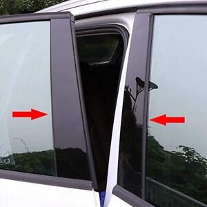 Set Window Pillar Posts Trim Decal Cover Fit For Mazda 6 GH1 Sedan 2009-2013 (For: Mazda 6)