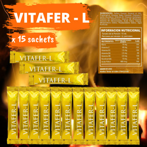 VITAFER-L GOLD Multivitamin* UNISEX* 15 SACHETS OF 10 ml EACH*100% NATURAL   ✅