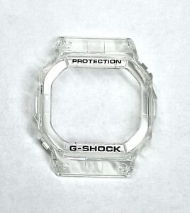 Genuine G Shock Replacement part Bezel for DW5600SK CLEAR WHITE DW5600 DW5600SKC