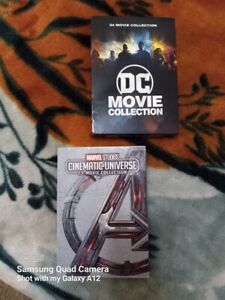 DC 24 Movie Collection and Marvel  23 Movie Collection Sets
