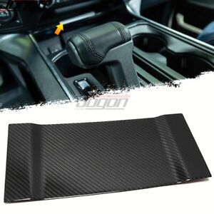 For Ford F-150 Limited Lariat 21+ Carbon Console Wireless Charger USB Panel Trim (For: 2021 Ford F-150)