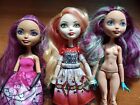 Ever After High Doll Lot Briar Beauty Apple White Maddie Hatter Thronecoming
