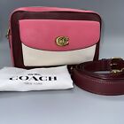 Coach Cassie Camera Bag Crossbody Colorblock Leather Confetti Pink Multi 638