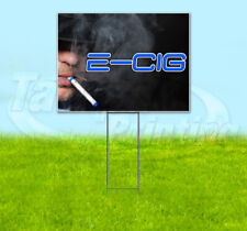 E-CIG Yard Sign Corrugated Plastic Bandit Lawn Decoration VAPE VAPOR