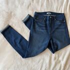 Good American Jeans Womens 10/30 Blue Good Waist Skinny Fit Stretch Denim USA